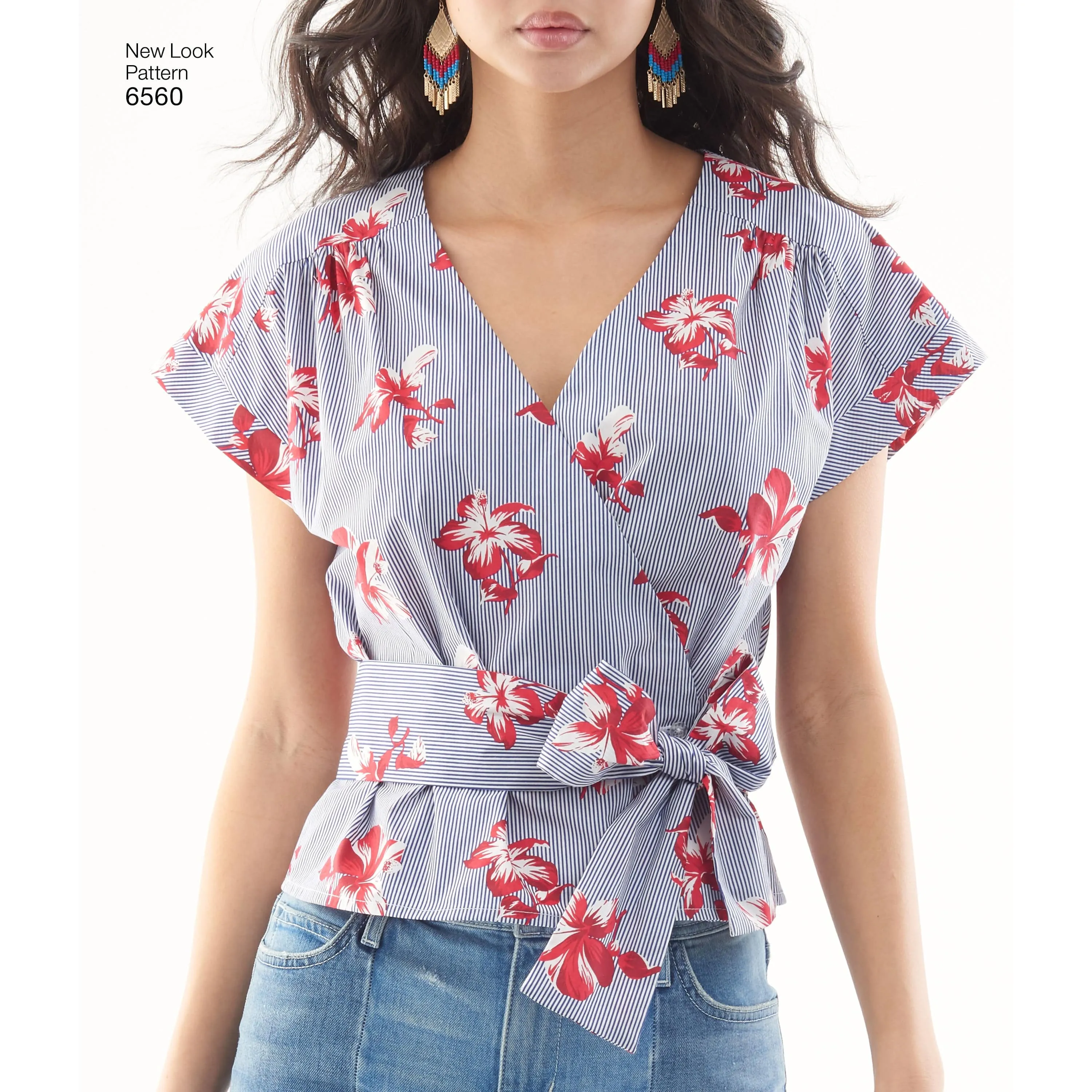 6560 New Look Pattern 6560 Women's Wrap Tops