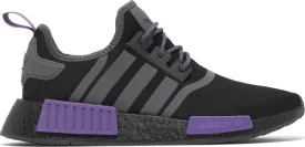 Adidas NMD_R1 'Black Active Purple' sneakers, black