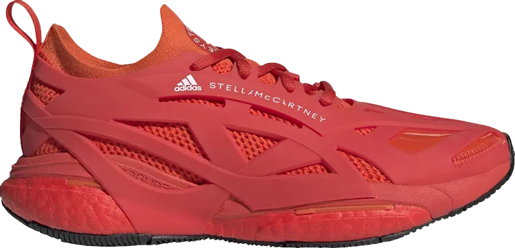 Adidas Stella McCartney x Wmns SolarGlide 'Active Red' sneakers, red