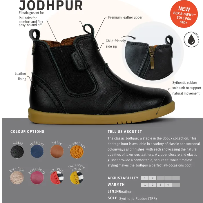 Bobux Iwalk Jodhpur Boot Toffee 620826A