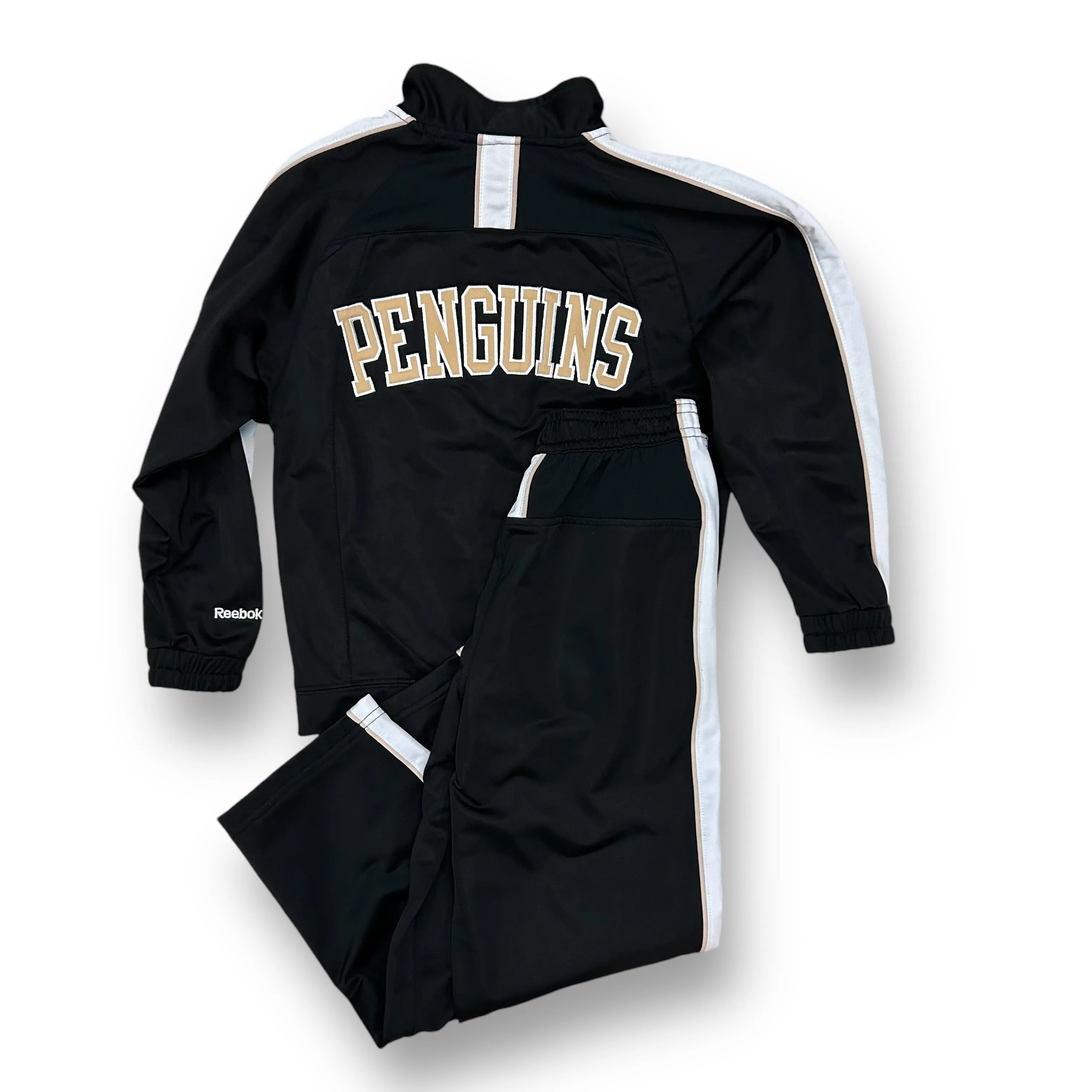 Boys Reebok NHL Size 7 L Pittsburgh Pens Hockey 2-Pc Athletic Outfit