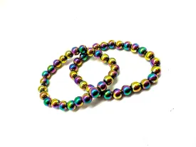 Bracelet: Rainbow Hematite