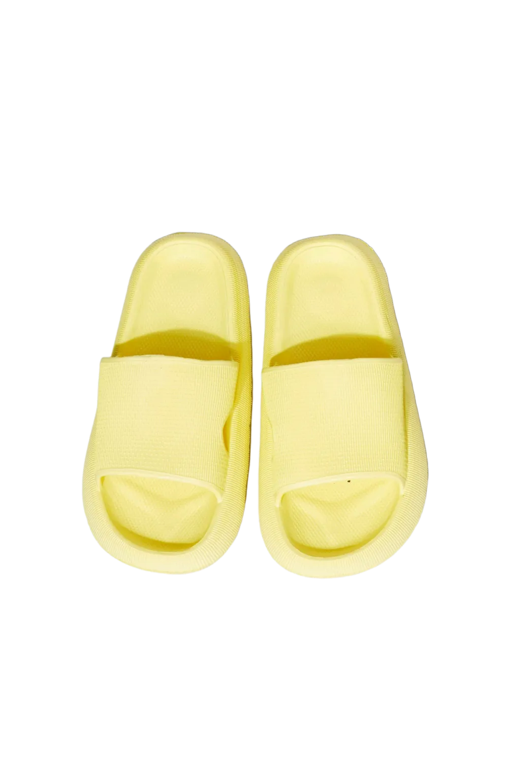 MMShoes Arms Around Me Open Toe Slide in Yellow