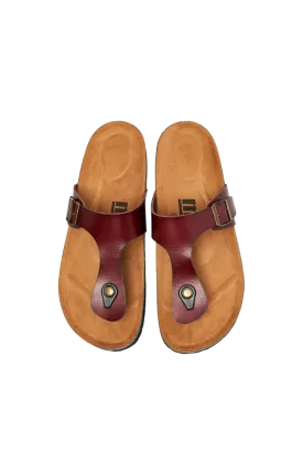 MMShoes Drift Away T-Strap Flip-Flop in Brown