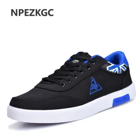 NPEZKGC New Arrival 2017 Fashion Men's Shoes Casual Breathable Comfortable Soft Flat Shoes Lace-up Men Shoes Hot Fashion Shoe