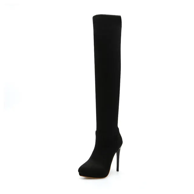 Party Sexy Super High Heels knee-high Boots