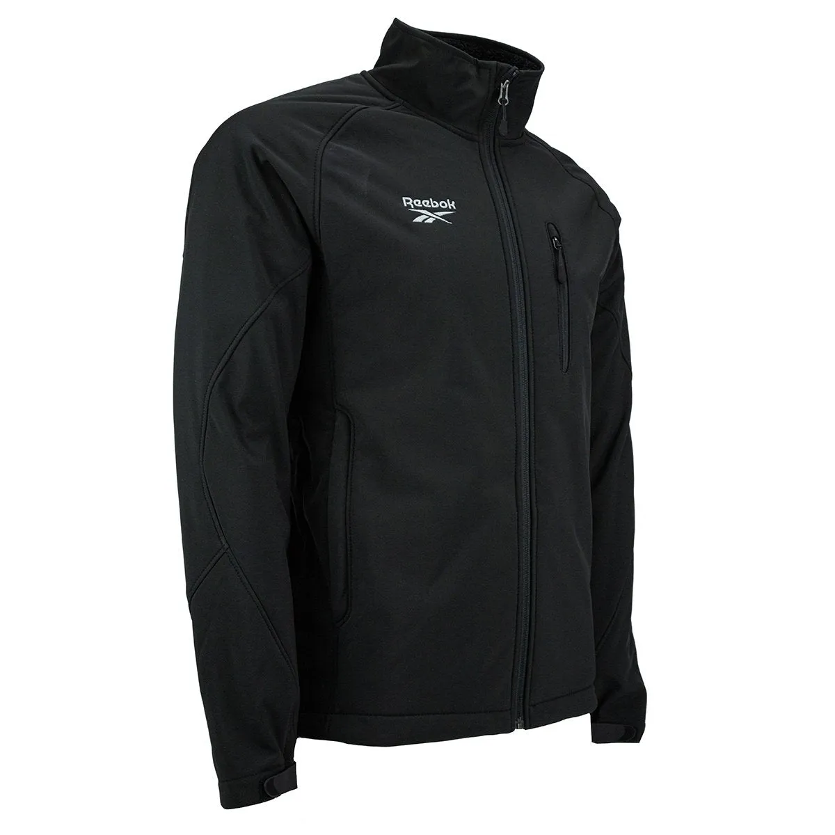 Reebok Men's Softshell Fur Lined Full Zip Jacket