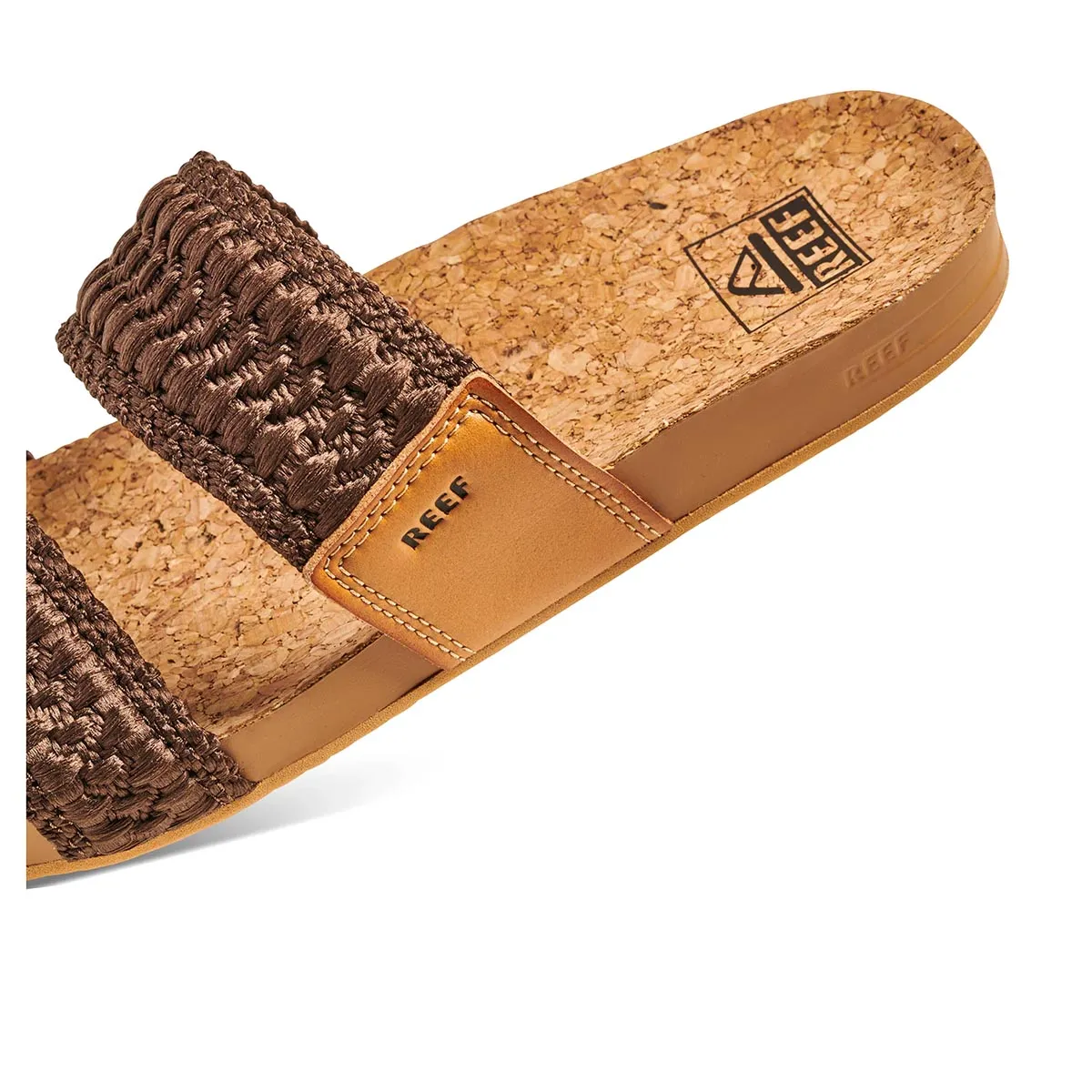 Reef Cushion Vista Thread Flip Flops - Chocolate