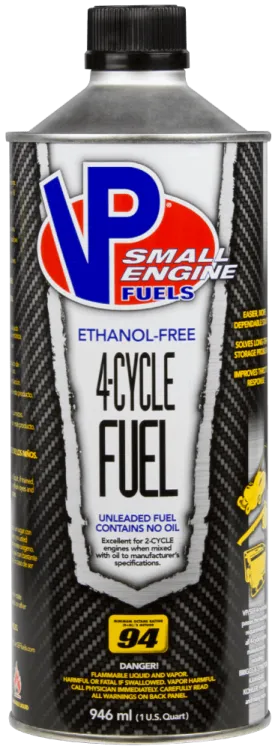 VP Racing 4-Cycle Fuel Ethanol-Free Small Engine Fuel 1 Qt.