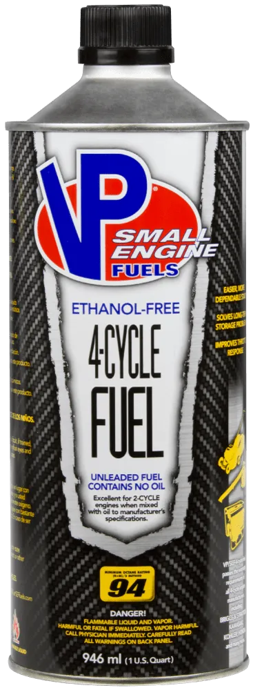 VP Racing 4-Cycle Fuel Ethanol-Free Small Engine Fuel 1 Qt.