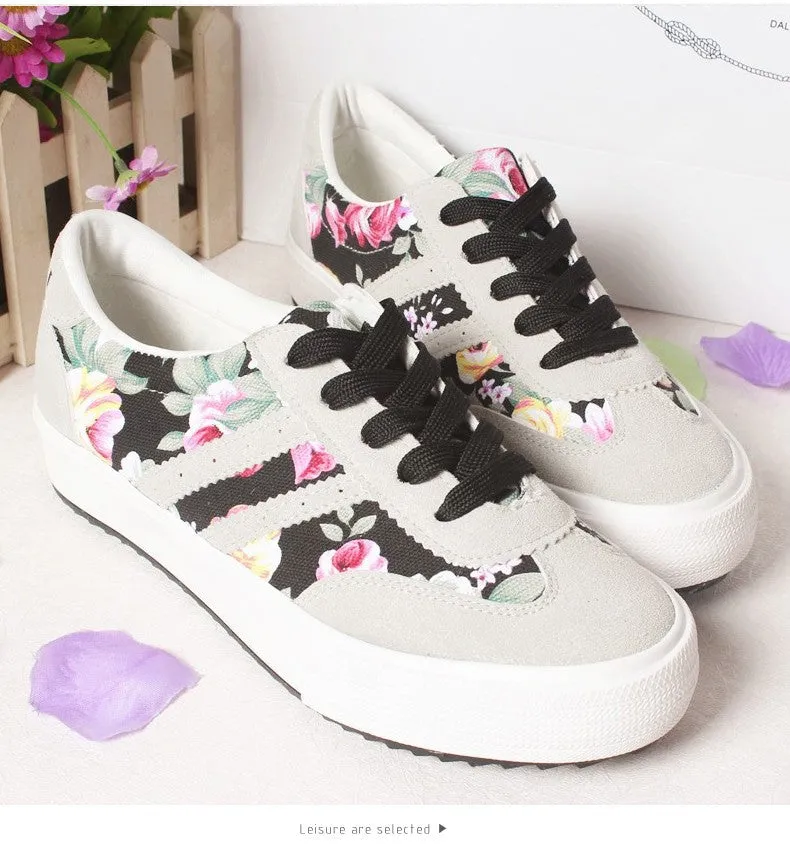 Women casual shoes printed   JIASHA