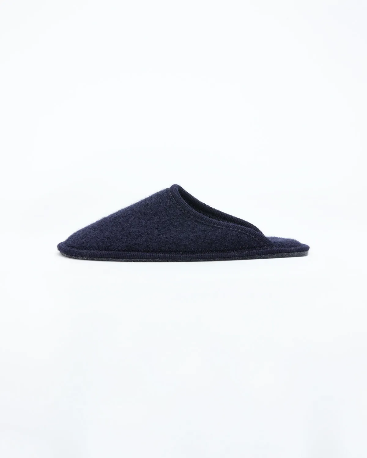 Women's Boiled Wool Stella Slipper Navy