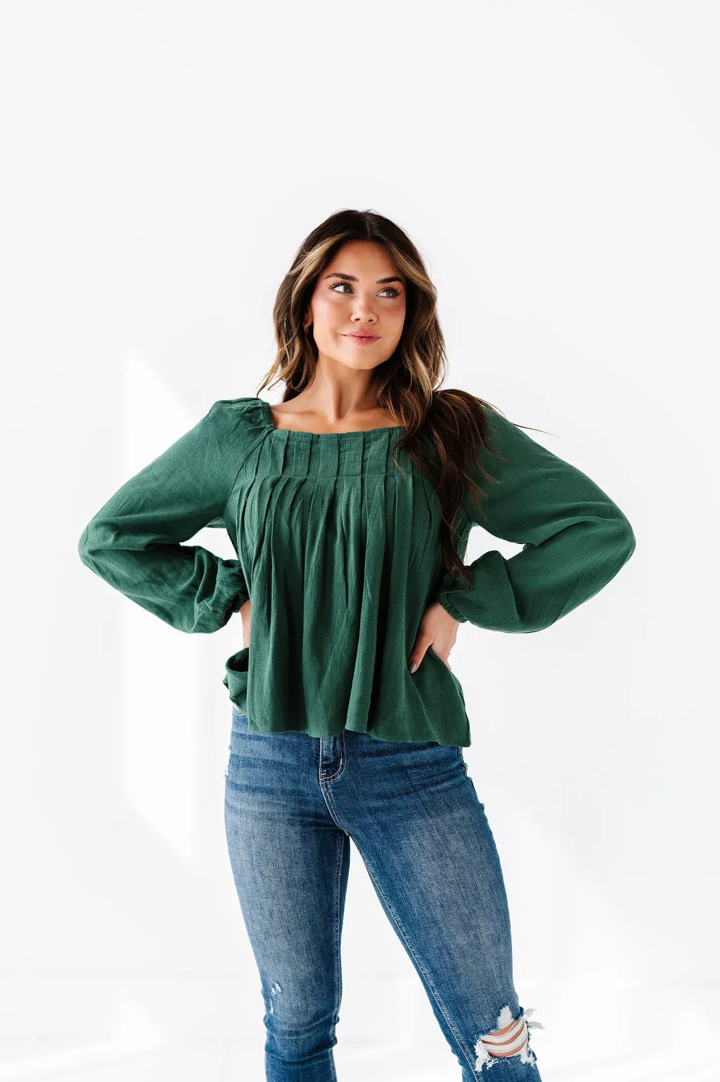 Xiomara Square Neck Top