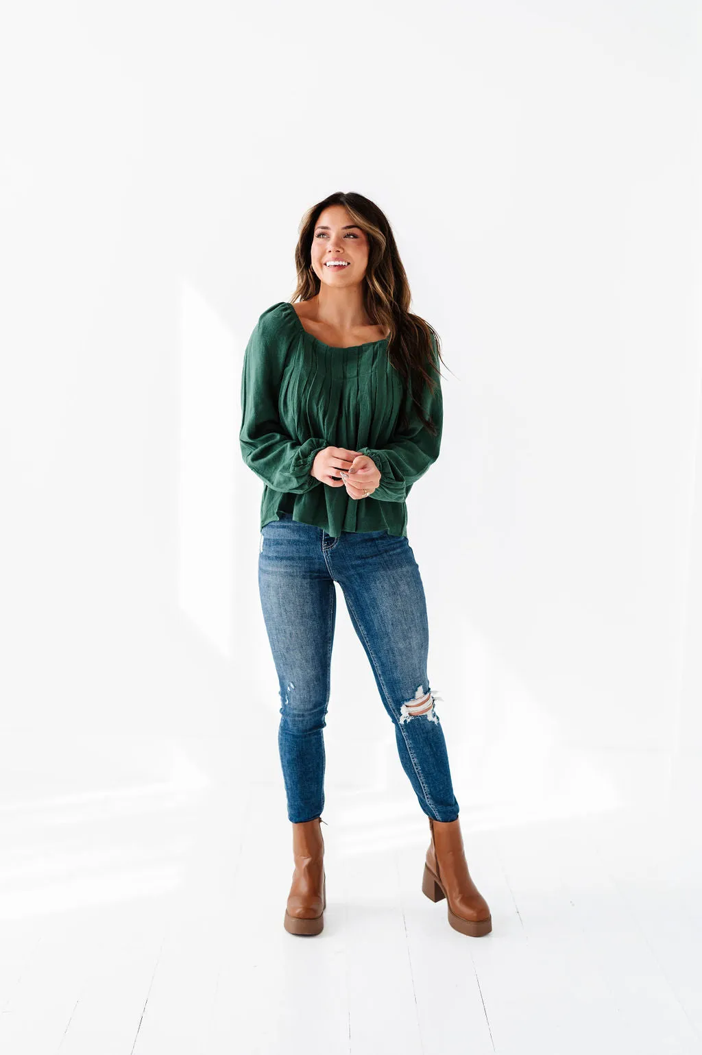 Xiomara Square Neck Top