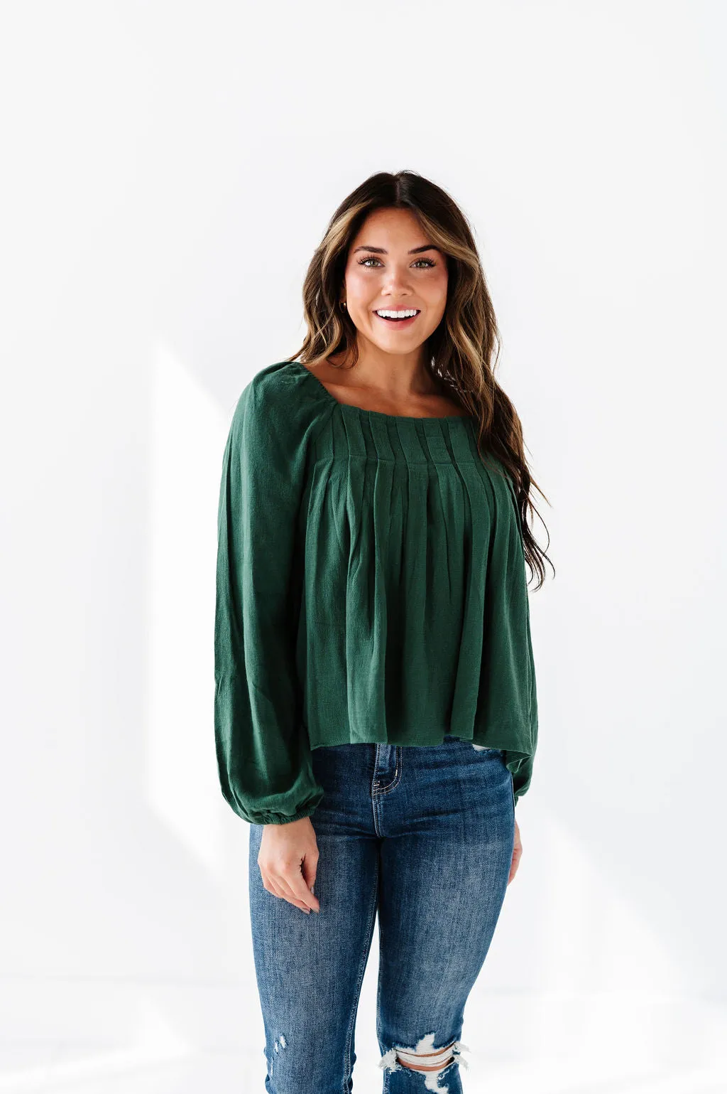 Xiomara Square Neck Top